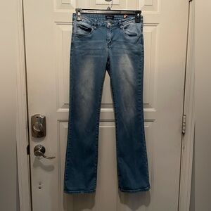 Angel Kiss Blue Straight Leg Women's Jeans